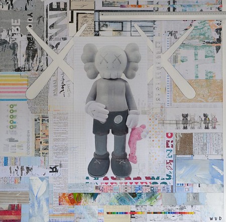 Measure Kaws geschilderd door WVD ART